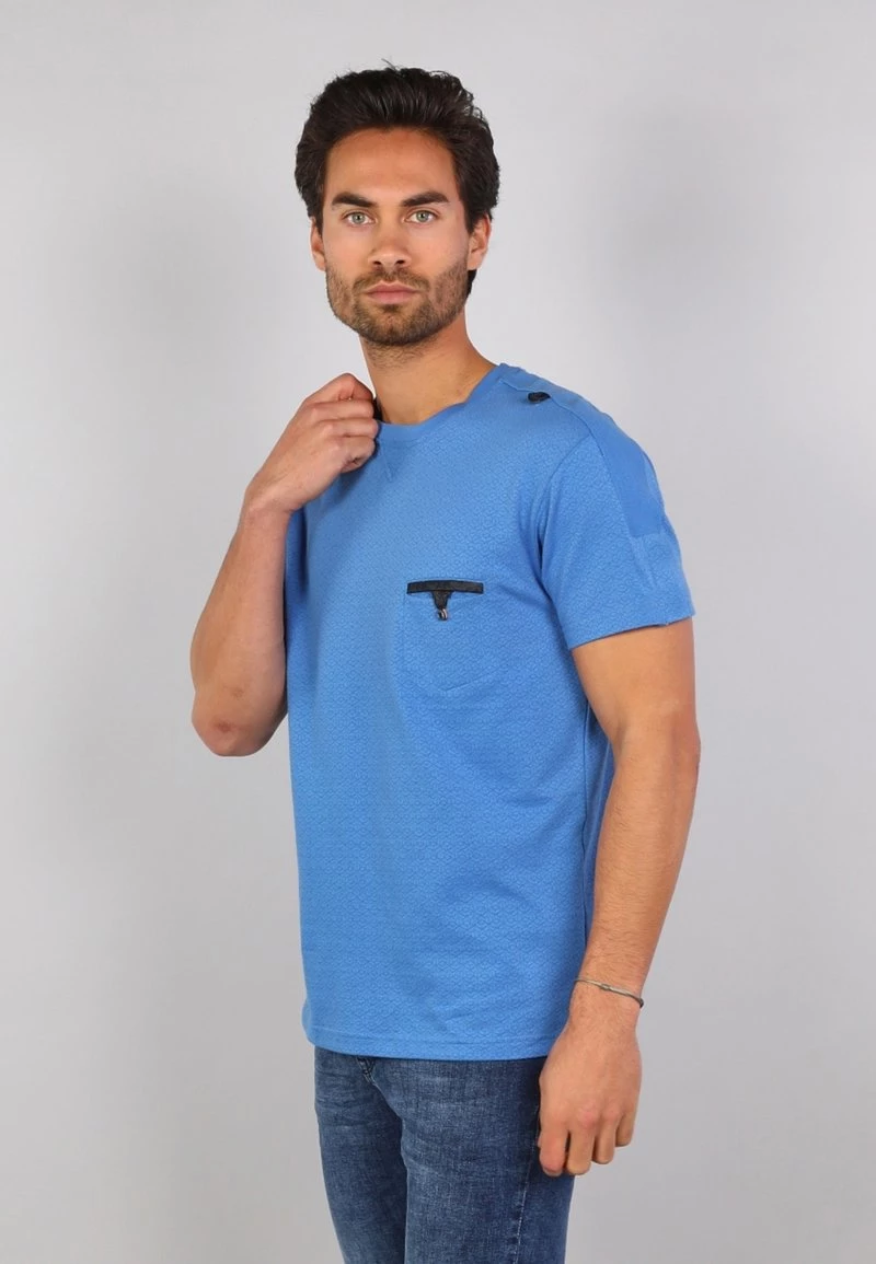 Gabbiano T-Shirt Print - Niagara Blue, Herren 6 Gabbiano T-Shirt Print - Niagara Blue, Herren – Bild 4