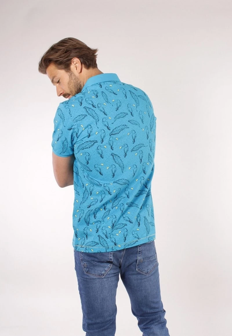 Gabbiano Poloshirt - Turquoise, Herren 5 Gabbiano Poloshirt - Turquoise, Herren – Bild 3