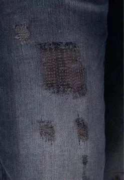 Gabbiano MILAN - Jeans Skinny Fit - Blackgreen Destroyed, Herren -Angebote Gabbiano Store 08e1063042ac44fc811af58ca5696432