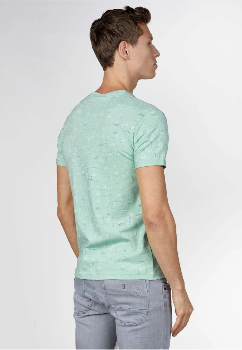 Gabbiano T-Shirt Print - Light Green, Herren 5 Gabbiano T-Shirt Print - Light Green, Herren – Bild 3