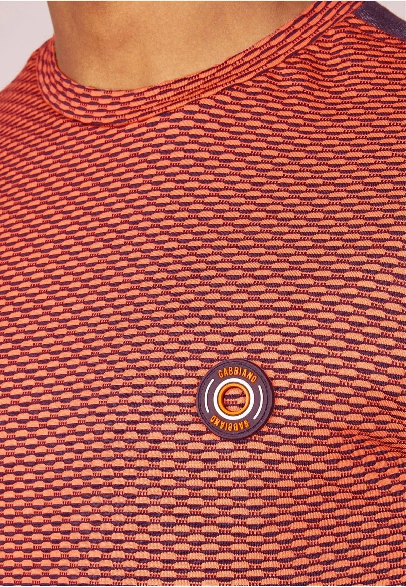 Gabbiano T-Shirt Print - Bright Coral, Herren 5 Gabbiano T-Shirt Print - Bright Coral, Herren – Bild 3