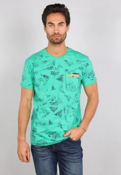 Gabbiano T-Shirt Print - Apple Green, Herren
