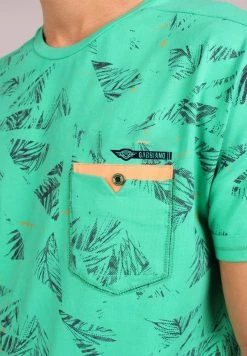 Gabbiano T-Shirt Print - Apple Green, Herren -Angebote Gabbiano Store 18397125981b4a00b11bf4610badfded