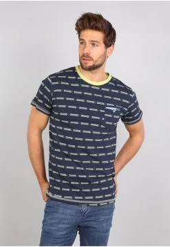 Gabbiano T-Shirt Print - Navy, Herren