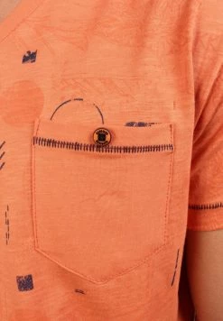 Gabbiano T-Shirt Print - Papaya, Herren -Angebote Gabbiano Store 236613e4654546beb36050cf15122e4d