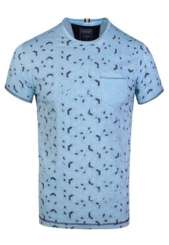 Gabbiano T-Shirt Print - Pebble Blue, Herren -Angebote Gabbiano Store 27204bb282e14bb29676b2c94482d513