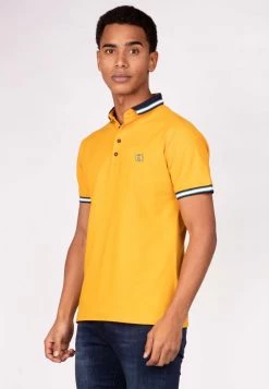 Gabbiano Poloshirt - Mustard Yellow, Herren