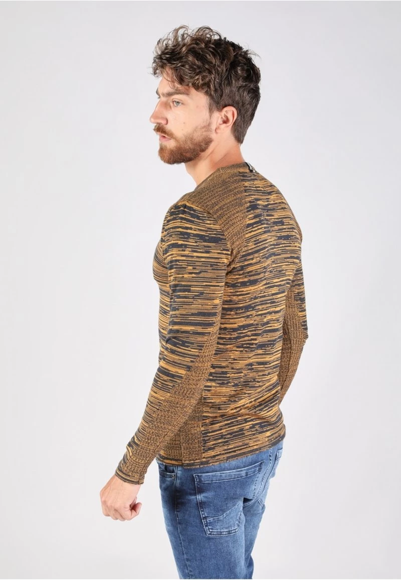 Gabbiano Strickpullover - Solar Yellow, Herren 5 Gabbiano Strickpullover - Solar Yellow, Herren – Bild 3