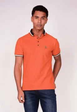 Gabbiano Poloshirt - Bright Coral, Herren