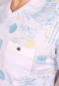 Gabbiano T-Shirt Print - White, Herren -Angebote Gabbiano Store 3e0d2f0f3ed1428e9a23c3cc0fa76c85