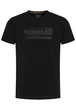 Gabbiano T-Shirt Print - Black, Herren -Angebote Gabbiano Store 40776bf85abf4daeb88477d994b5f336