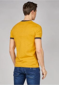 Gabbiano T-Shirt Print - Mustard Yellow, Herren -Angebote Gabbiano Store 44a5bc5e52af408598b6152f7f6d505b