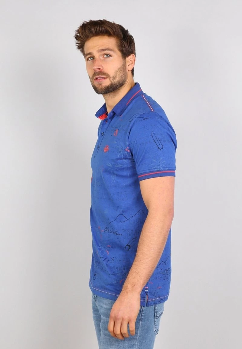Gabbiano Poloshirt - Cobalt, Herren 4 Gabbiano Poloshirt - Cobalt, Herren – Bild 2