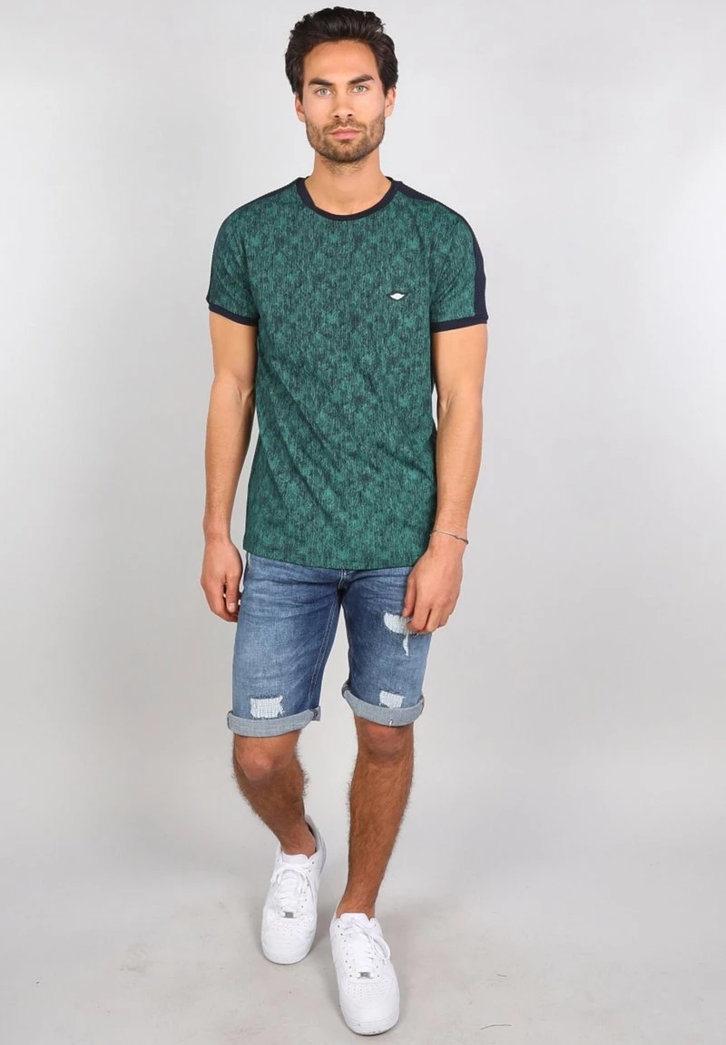 Gabbiano T-Shirt Print - Navy, Herren 4 Gabbiano T-Shirt Print - Navy, Herren – Bild 2