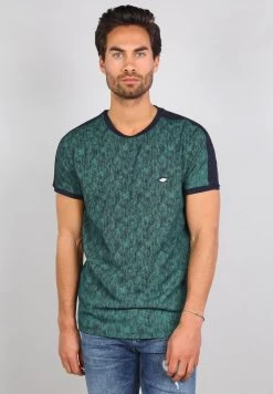 Gabbiano T-Shirt Print - Navy, Herren