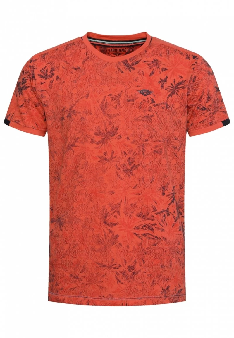 Gabbiano T-Shirt Print - Bright Coral, Herren 3 Gabbiano T-Shirt Print - Bright Coral, Herren