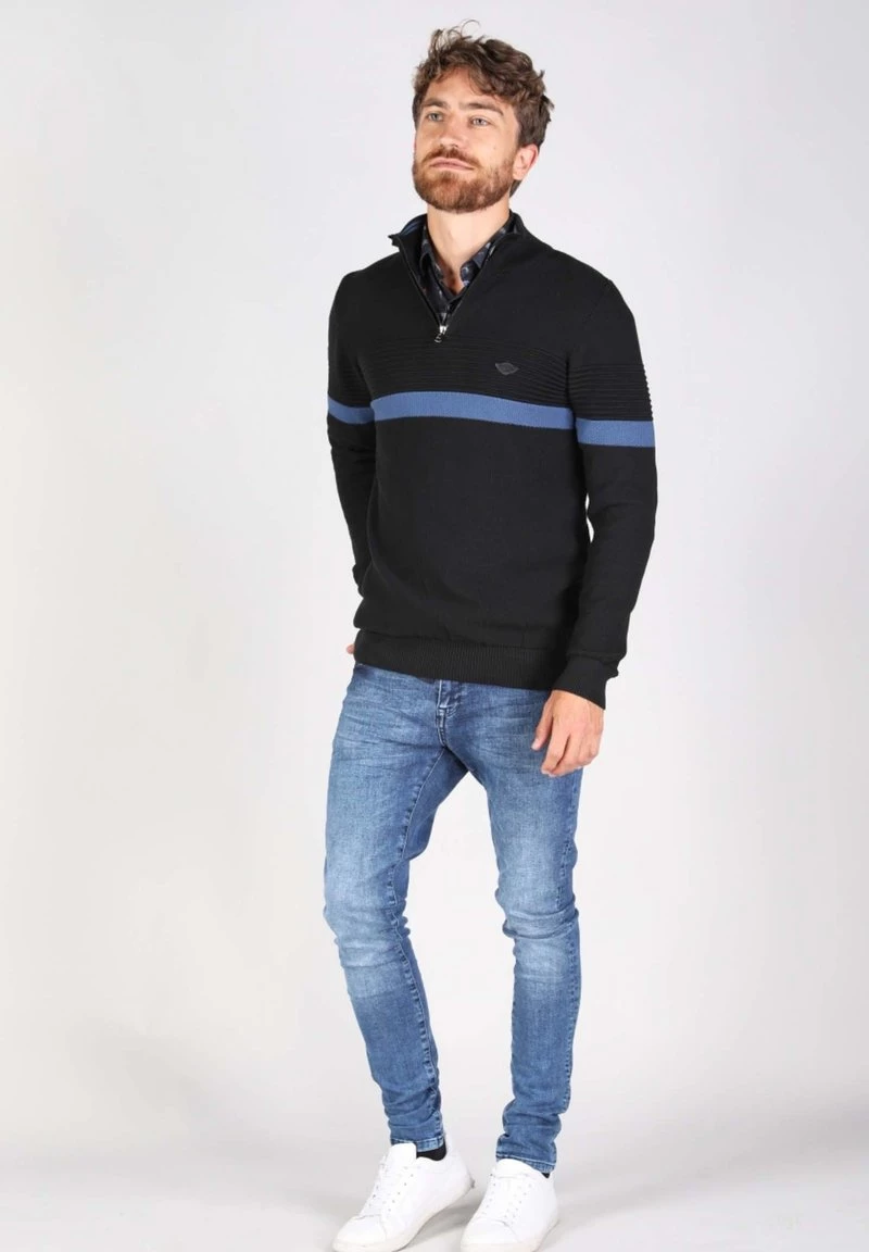 Gabbiano Strickpullover - Black, Herren 4 Gabbiano Strickpullover - Black, Herren – Bild 2