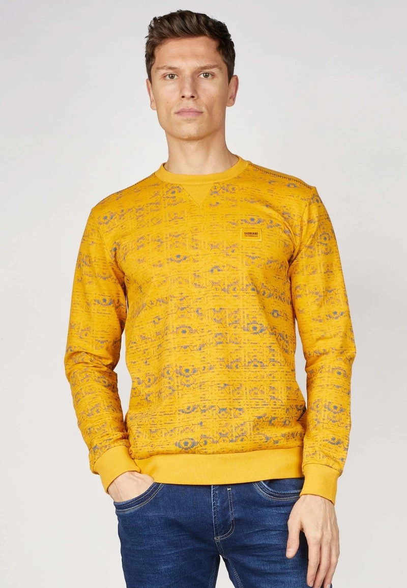 Gabbiano Sweatshirt - Mustard Yellow, Herren 3 Gabbiano Sweatshirt - Mustard Yellow, Herren