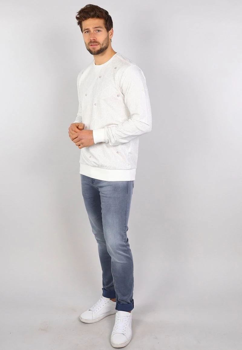 Gabbiano Sweatshirt - Ecru, Herren 4 Gabbiano Sweatshirt - Ecru, Herren – Bild 2