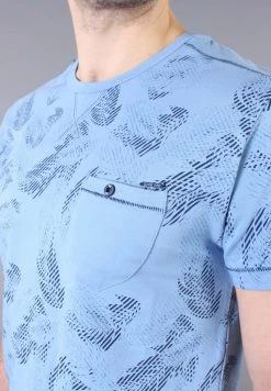 Gabbiano T-Shirt Print - Blue, Herren -Angebote Gabbiano Store 6c4f8428344146c29b438cffff27f785