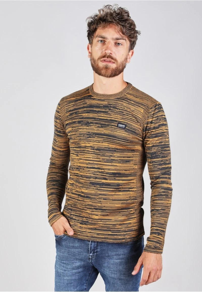 Gabbiano Strickpullover - Solar Yellow, Herren 4 Gabbiano Strickpullover - Solar Yellow, Herren – Bild 2