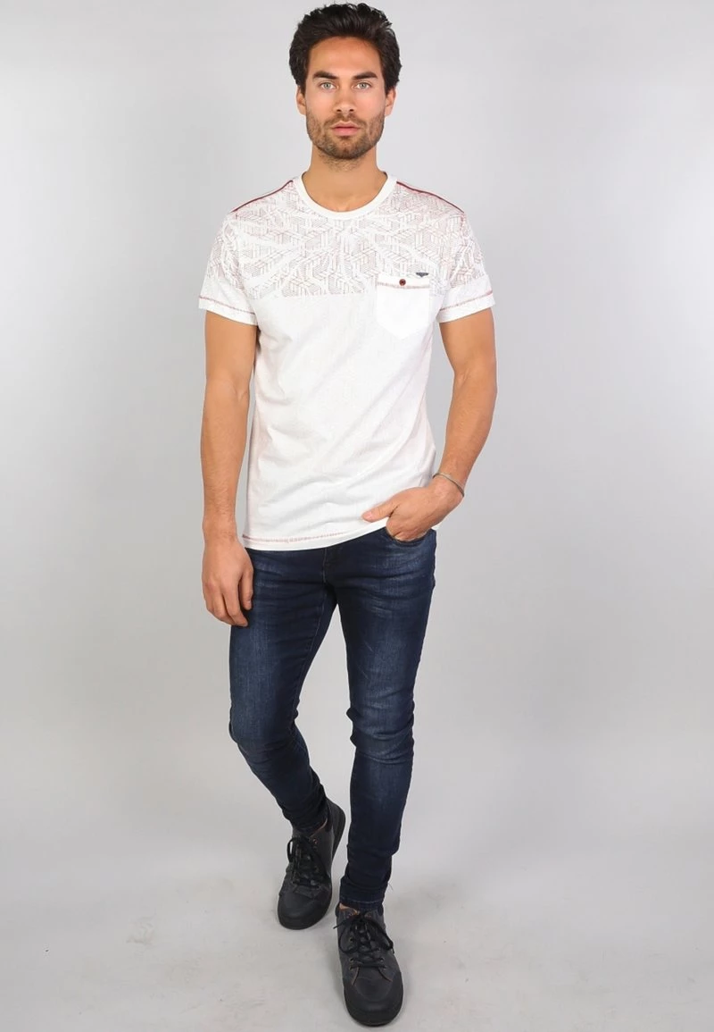 Gabbiano T-Shirt Print - Ecru, Herren 4 Gabbiano T-Shirt Print - Ecru, Herren – Bild 2