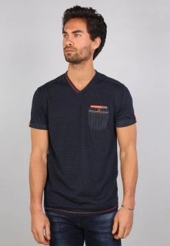 Gabbiano T-Shirt Print - Navy, Herren