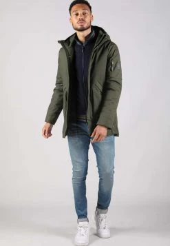 Gabbiano Winterjacke - Army, Herren -Angebote Gabbiano Store 76885a5e4eb04dc29babedce2089b390