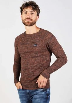 Gabbiano Strickpullover - Brick Orange, Herren