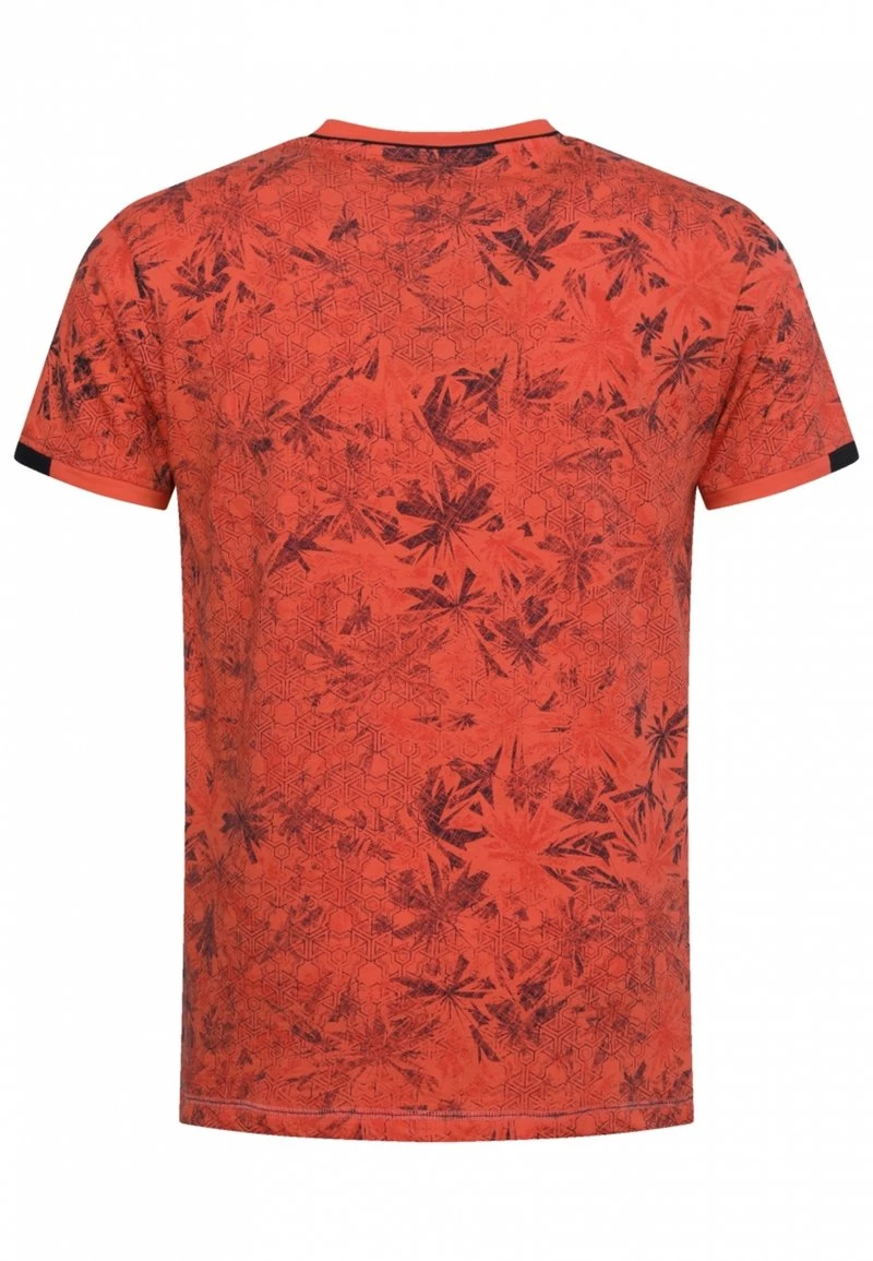 Gabbiano T-Shirt Print - Bright Coral, Herren 4 Gabbiano T-Shirt Print - Bright Coral, Herren – Bild 2