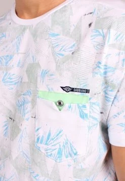 Gabbiano T-Shirt Print - White, Herren -Angebote Gabbiano Store 7afe0ef927b044909f739786c07395a3