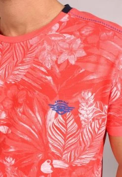 Gabbiano T-Shirt Print - Coral, Herren -Angebote Gabbiano Store 7e3a8d84f709493ab830047b0be8f324