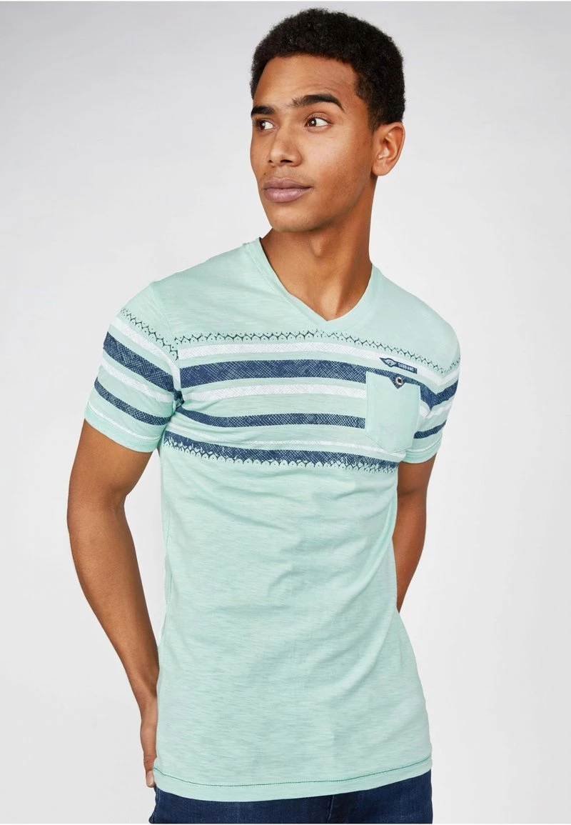 Gabbiano T-Shirt Print - Light Green, Herren 3 Gabbiano T-Shirt Print - Light Green, Herren