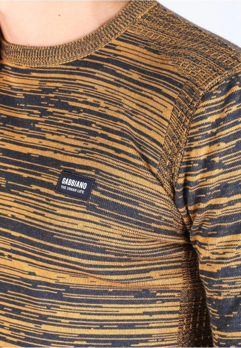 Gabbiano Strickpullover - Solar Yellow, Herren 6 Gabbiano Strickpullover - Solar Yellow, Herren – Bild 4