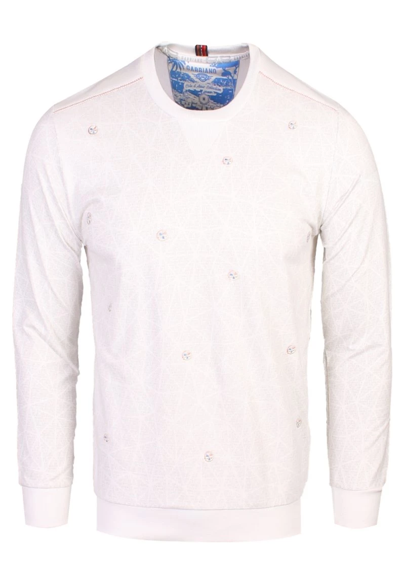 Gabbiano Sweatshirt - Ecru, Herren 7 Gabbiano Sweatshirt - Ecru, Herren – Bild 5