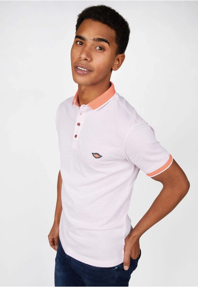Gabbiano Poloshirt - Bright Coral, Herren 5 Gabbiano Poloshirt - Bright Coral, Herren – Bild 3
