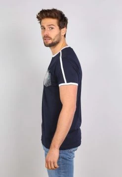 Gabbiano T-Shirt Print - Navy, Herren -Angebote Gabbiano Store a987ea8948044ea2a935fe118c432d9c
