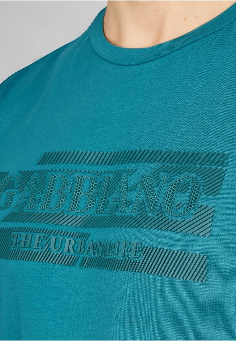Gabbiano T-Shirt Print - Petrol Green, Herren 6 Gabbiano T-Shirt Print - Petrol Green, Herren – Bild 4