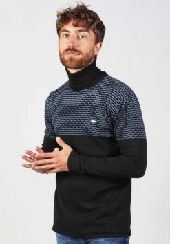 Gabbiano Strickpullover - Black, Herren