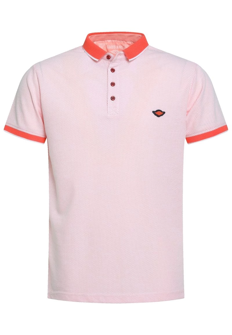 Gabbiano Poloshirt - Bright Coral, Herren 6 Gabbiano Poloshirt - Bright Coral, Herren – Bild 4