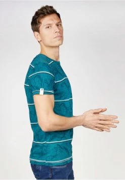 Gabbiano T-Shirt Print - Petrol Green, Herren -Angebote Gabbiano Store c1884a525fb14138a3f5a6c1df255720