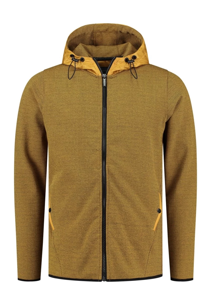 Gabbiano Strickjacke - Mustard Yellow, Herren 9 Gabbiano Strickjacke - Mustard Yellow, Herren – Bild 7