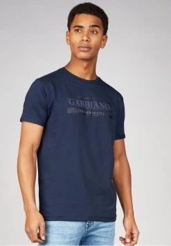 Gabbiano T-Shirt Print - Navy, Herren
