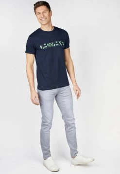 Gabbiano T-Shirt Print - Navy, Herren -Angebote Gabbiano Store cbebd19d7ea440e4bea7c3139e8a78d7