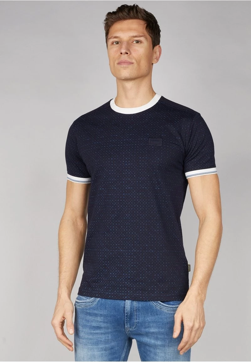 Gabbiano T-Shirt Print - Navy, Herren 3 Gabbiano T-Shirt Print - Navy, Herren