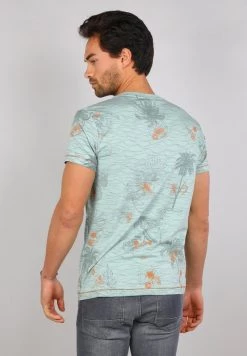 Gabbiano T-Shirt Print - Meadow Green, Herren -Angebote Gabbiano Store da7e37607f924249a7a2eb82f24a67ad