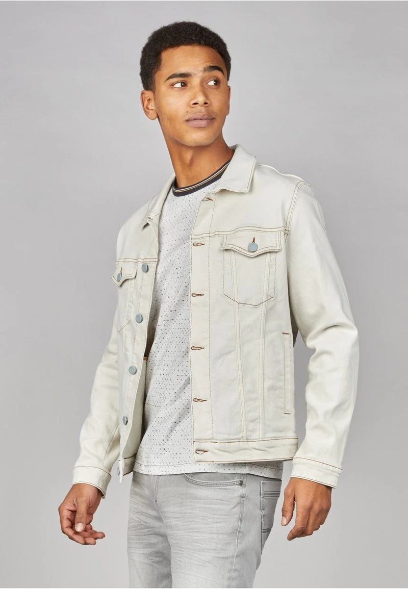 Gabbiano Jeansjacke - Ecru, Herren 6 Gabbiano Jeansjacke - Ecru, Herren – Bild 4