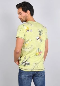 Gabbiano T-Shirt Print - Lime, Herren 10 Gabbiano T-Shirt Print - Lime, Herren -Angebote Gabbiano Store df06ca86f7e542c3871c66395830f1a4