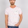 Gabbiano T-Shirt Print - White, Herren