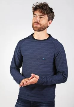 Gabbiano Langarmshirt - Navy, Herren
